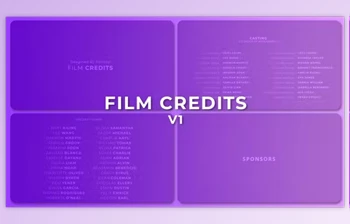 Download Film Credits <span class='badge badge-warning'>V1</span> (<span class='badge badge-warning'>Videohive</span> 50940220) - AE Project