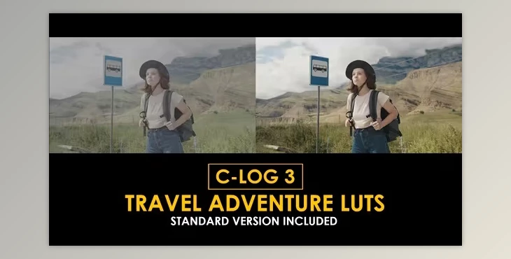 Download C-Log3 Travel Adventure and Standard Color LUTs (Videohive 50930907)