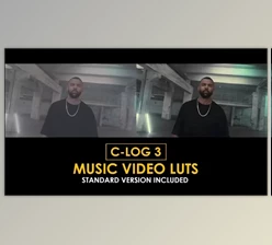 Download C-Log3 Music video and Standard Color LUTs (Videohive 50930852)