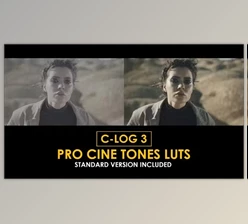 Download C-Log3 Pro Cine Tones and Standard Color LUTs (Videohive 50930861)