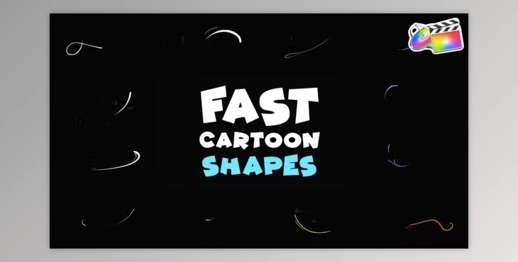 Download Fast Cartoon Shapes | FCPX (Videohive 50807193)