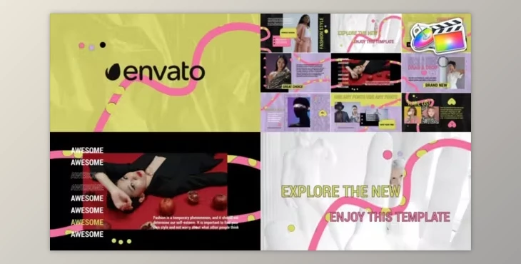 Download Colorful Stylish Slides for FCPX (Videohive 50940309)