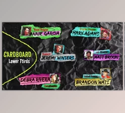 Download Cardboard Lower Thirds (Videohive 51040268)