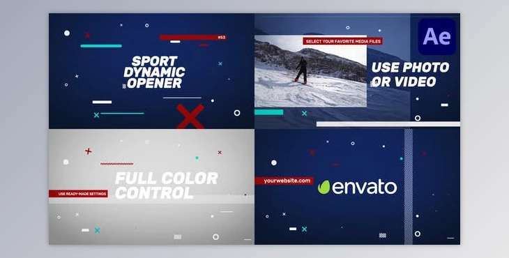 Download Sport Dynamic Opener for After Effects (Videohive 50939235) - AE Project