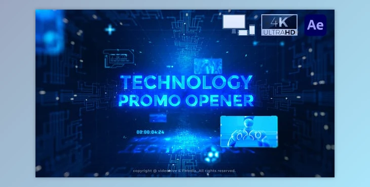 Download Technology Promo Opener (Videohive 50941306) - AE Project