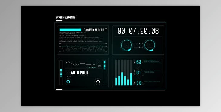 Download HUD Screen Bio Output (Videohive 50811361) - AE Project