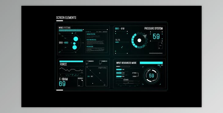 Download HUD Screen System (Videohive 50811228) - AE Project