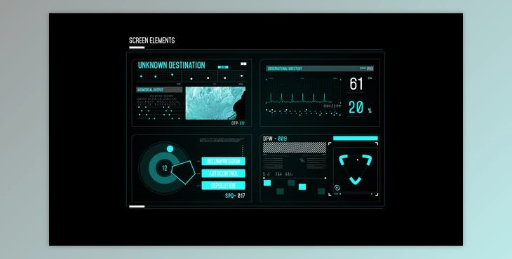 Download HUD Screen Map Control (Videohive 50811245) - AE Project