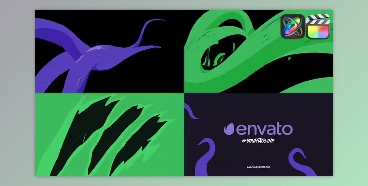 Download Anime Tentacles Logo Opener for FCPX (Videohive 50823956)