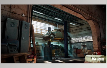 Download Unreal Engine - Garage <span class='badge badge-warning'>Warehouse</span> Environment + ULAT