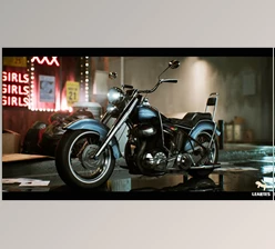 Download Unreal Engine - Classic MotorBike – Driveable – Functional