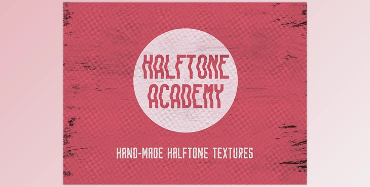 Download Halftone Academy – Vintage Hand-made Textures