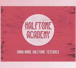 Download Halftone Academy – Vintage Hand-made Textures