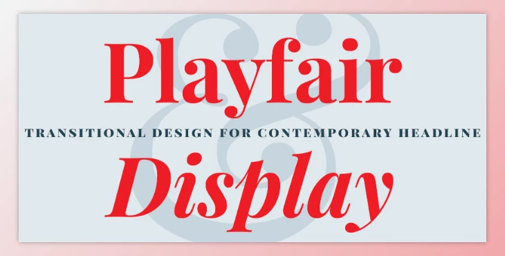 Download Playfair Display Font Family