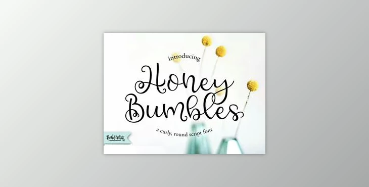 Download Honey Bumbles - Curly Round Script Font