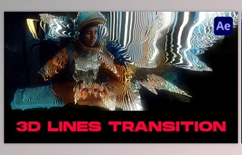 Download <span class='badge badge-warning'>3D</span> Lines Transitions | After Effects (Videohive 51000125) - AE Project