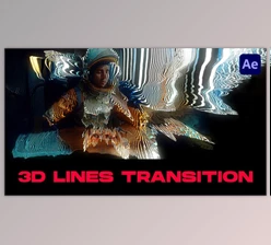 Download 3D Lines Transitions | After Effects (Videohive 51000125) - AE Project