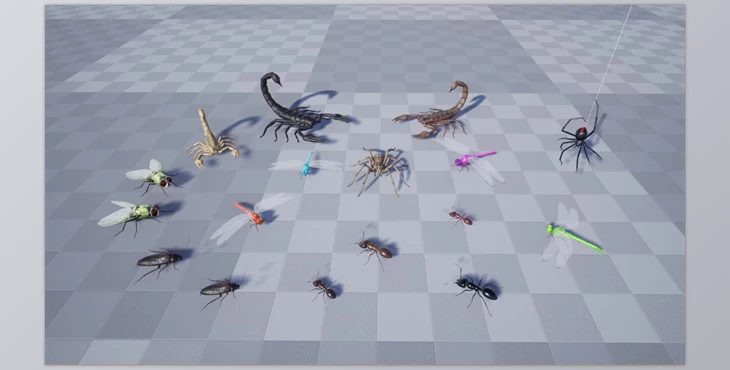 Download Unreal Engine - Medhue Insect Pack
