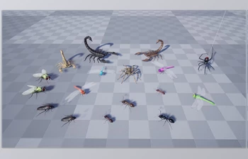 Download Unreal Engine - Medhue Insect <span class='badge badge-warning'>Pack</span>