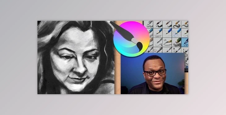 Download Digitally Painting a Black and White Portrait in Krita