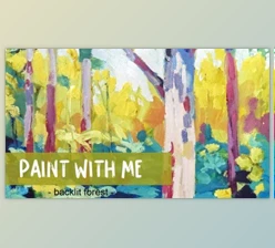Download Paint with Me – Backlit Forest in Acrylic