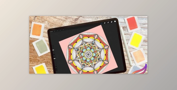 Download Mandala Magic in Procreate: A Quick & Colorful Adventure for Beginners