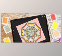 Download Mandala Magic in Procreate: A Quick & Colorful Adventure for Beginners
