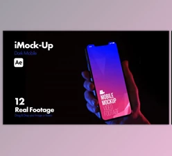 Download iMock-Up Dark Mobile (Videohive 51066081) - AE Project