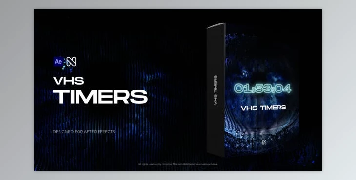 Download VHS Timers (Videohive 51081439) - AE Project