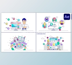 Download Gadgets Analytics And Smm Explainers for After Effects (Videohive 50929820) - AE Project