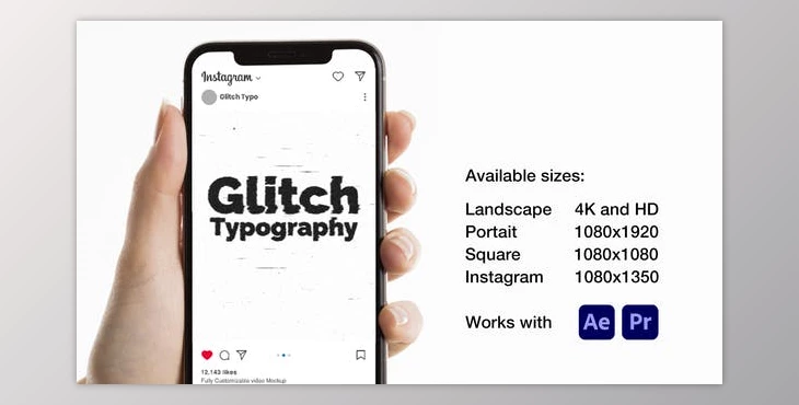 Download Glitch Typo (Videohive 50934226) - AE Project