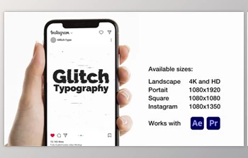 Download <span class='badge badge-warning'>Glitch</span> Typo (Videohive 50934226) - AE Project