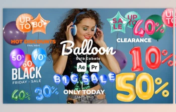 Download Balloon Sale <span class='badge badge-warning'>Labels</span> (Videohive 51107989) - AE Project