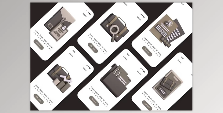 Download Job and Recruitment 3D Icon Pack