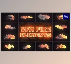 Download VFX Fire Elements for After Effects (Videohive 51093200) - AE Project