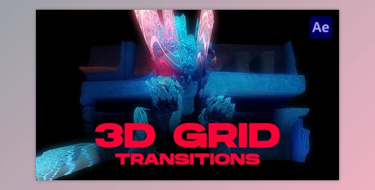 Download 3D Grid Transitions | After Effects (Videohive 51004073) - AE Project