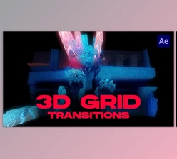 Download 3D Grid Transitions | After Effects (Videohive 51004073) - AE Project