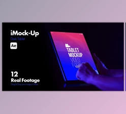 Download iMock-Up Dark Tablet (Videohive 51066156) - AE Project