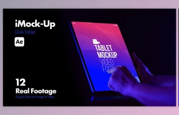 Download iMock-Up Dark <span class='badge badge-warning'>Tablet</span> (Videohive 51066156) - AE Project