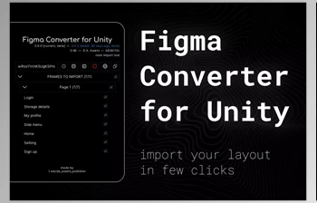 Download Unity Asset - Figma <span class='badge badge-warning'>Converter</span> for Unity v3.0.10