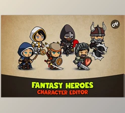 Download Unity Asset - Fantasy Heroes Character Editor v7.7
