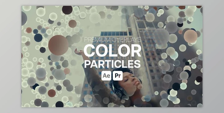 Download Premium Overlays Color Particles (Videohive 51169700) - AE Project