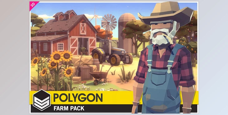 Download Unity Asset - POLYGON Farm - Low Poly 3D Art by Synty v1.6.1
