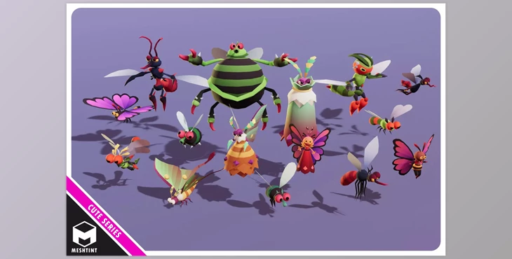 Download Unity Asset - Monsters Ultimate Pack 07 Cute Series v1.0