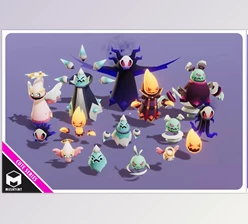 Download Unity Asset - Monsters Ultimate Pack 06 Cute Series v1.0