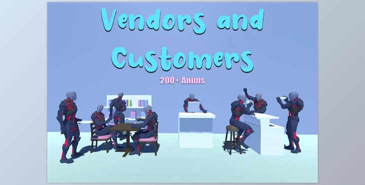 Download Unity Asset - Vendors and Customers v1.0