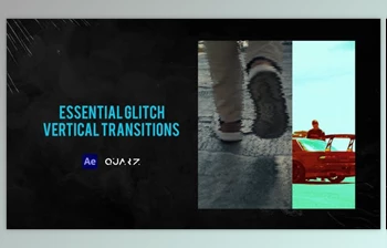 Download Essential <span class='badge badge-warning'>Glitch</span> Vertical Transitions (Videohive 51049919) - AE Project