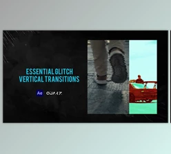Download Essential Glitch Vertical Transitions (Videohive 51049919) - AE Project