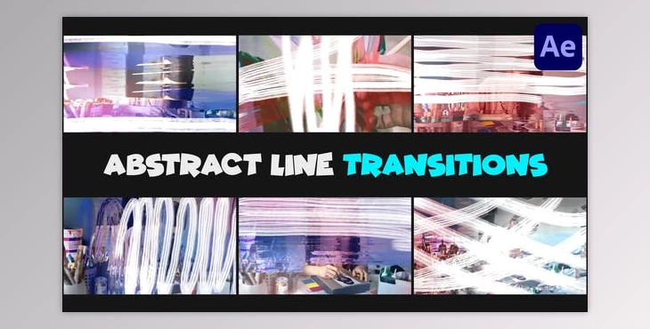 Download Abstract Line Transitions | After Effects (Videohive 51010894) - AE Project