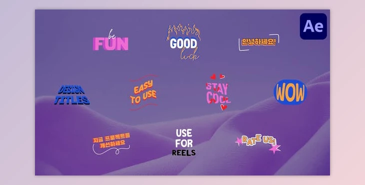 Download Creative Design Titles for After Effects (Videohive 51000490) - AE Project